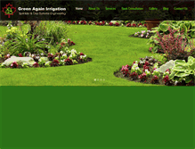 Tablet Screenshot of greenagainirrigation.com